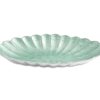 Julia Knight Decor | Peony 16" Oval Bowl Aqua