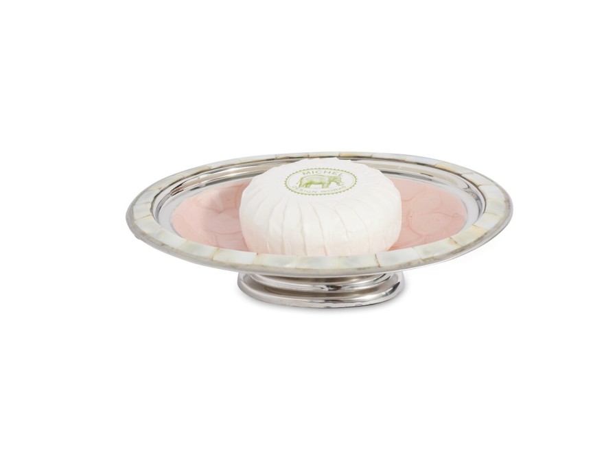 Julia Knight Bath Accessories | Classic 7" Soap Dish Pink Ice