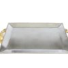 Julia Knight Decor | Sierra 20" Rectangular Tray Frosted