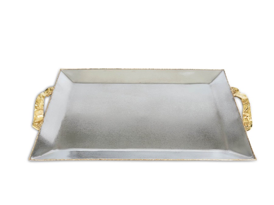 Julia Knight Platters & Trays | Sierra 20" Rectangular Tray Frosted