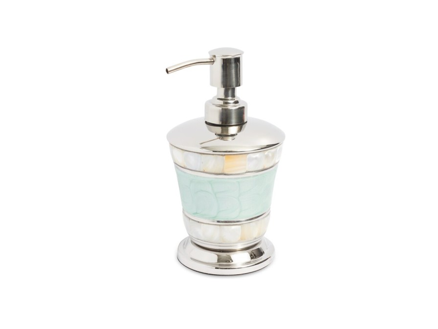 Julia Knight Bath Accessories | Classic 7" Soap/Lotion Dispenser Aqua