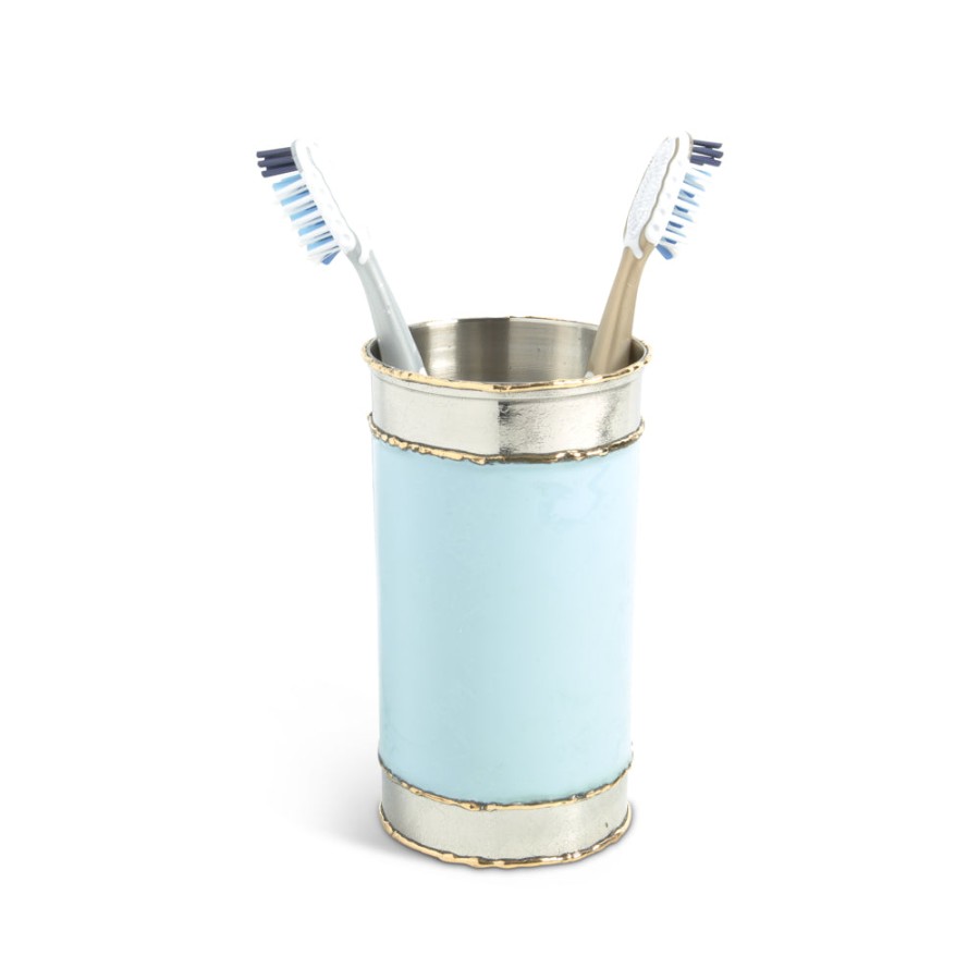 Julia Knight Bath Accessories | Cascade 5" Tumbler Glacial Blue