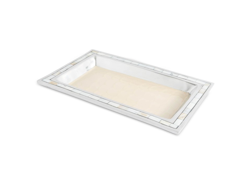 Julia Knight Bath Accessories | Classic 12" Vanity Tray Snow