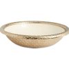 Julia Knight Decor | Florentine 12" Round Bowl Gold Snow