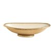 Julia Knight Bowls | Florentine 24" Oval Bowl Gold Snow