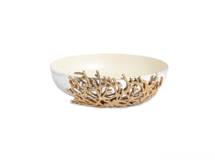 Julia Knight Decor | Coral 15" Bowl Snow