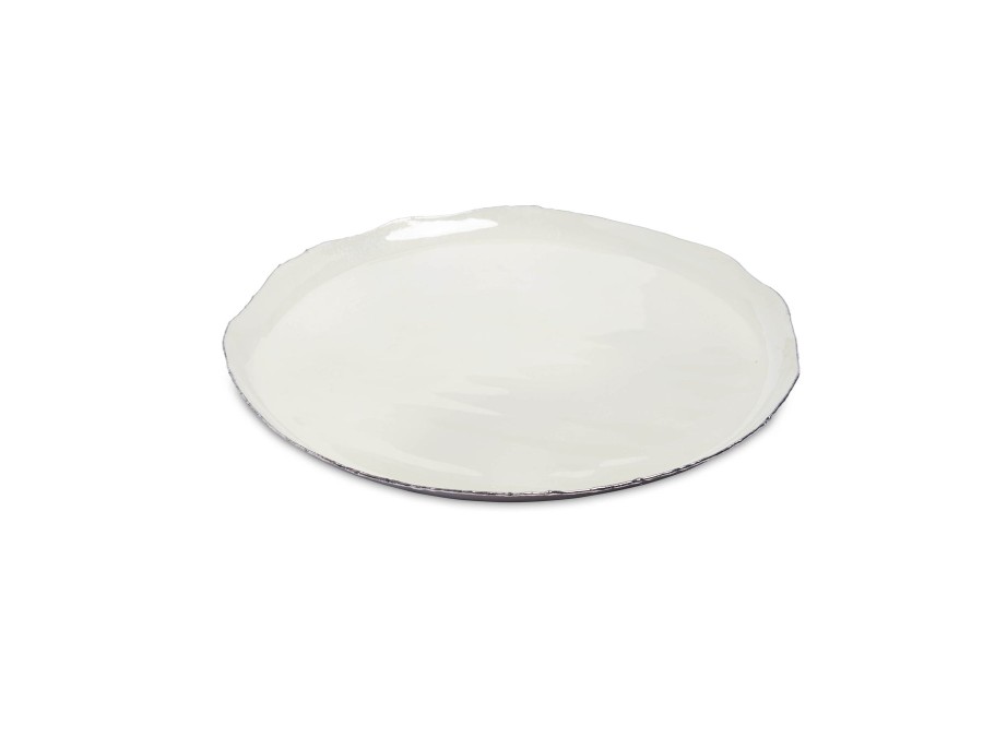 Julia Knight Decor | Cascade 13" Round Tray Cloud