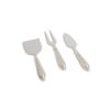 Julia Knight Serving Utensils | Florentine Cheese Serving Set Silver