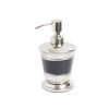 Julia Knight Bath Accessories | Classic 7" Soap-Lotion Dispenser Caviar