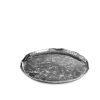 Julia Knight Platters & Trays | Cascade 13" Round Tray Graphite