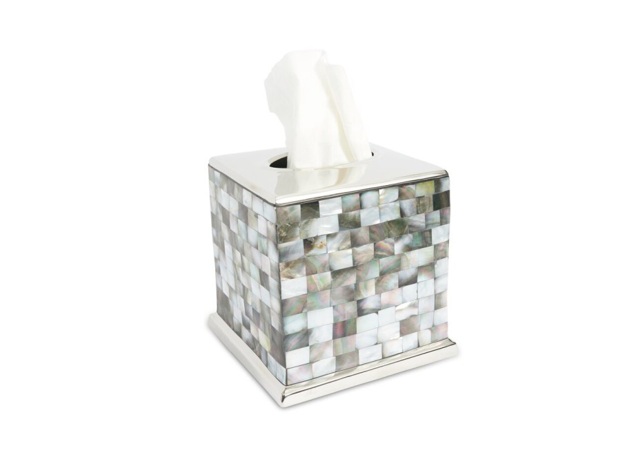 Julia Knight Bath Accessories | Classic 5" Tissue Cover Tahitian Pearl