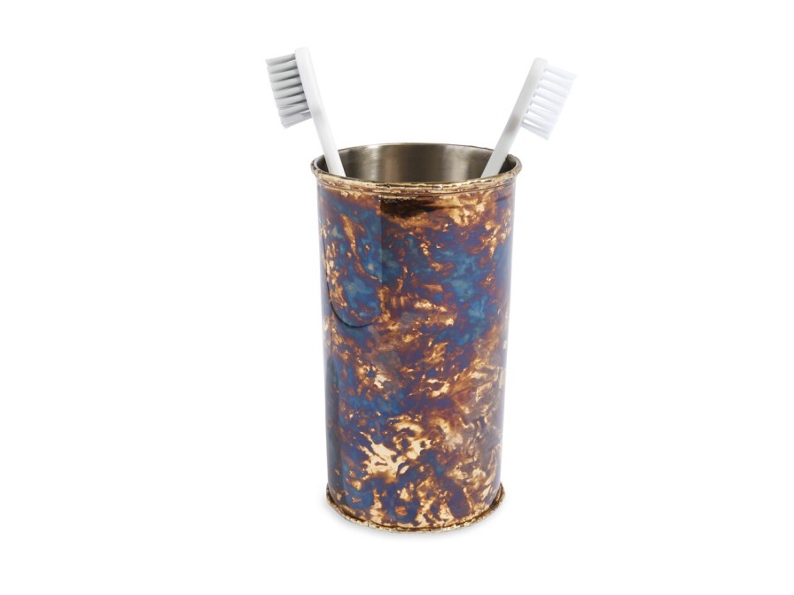 Julia Knight Bath Accessories | Cascade 5" Tumbler Rainbow Bronze