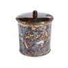 Julia Knight Bath Accessories | Cascade 5.5" Covered Canister Rainbow Bronze