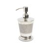 Julia Knight Bath Accessories | Classic 7" Soap/Lotion Dispenser Platinum