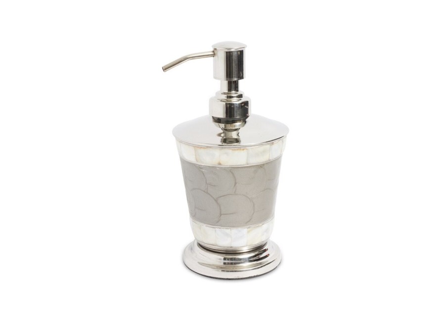 Julia Knight Bath Accessories | Classic 7" Soap/Lotion Dispenser Platinum