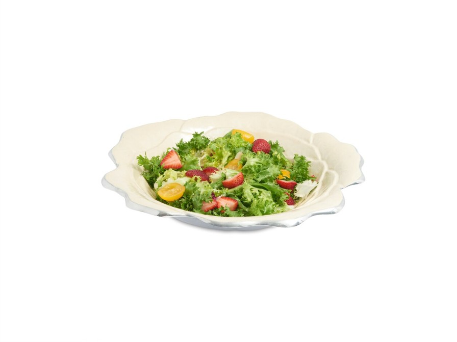 Julia Knight Decor | Rose 15" Bowl Snow