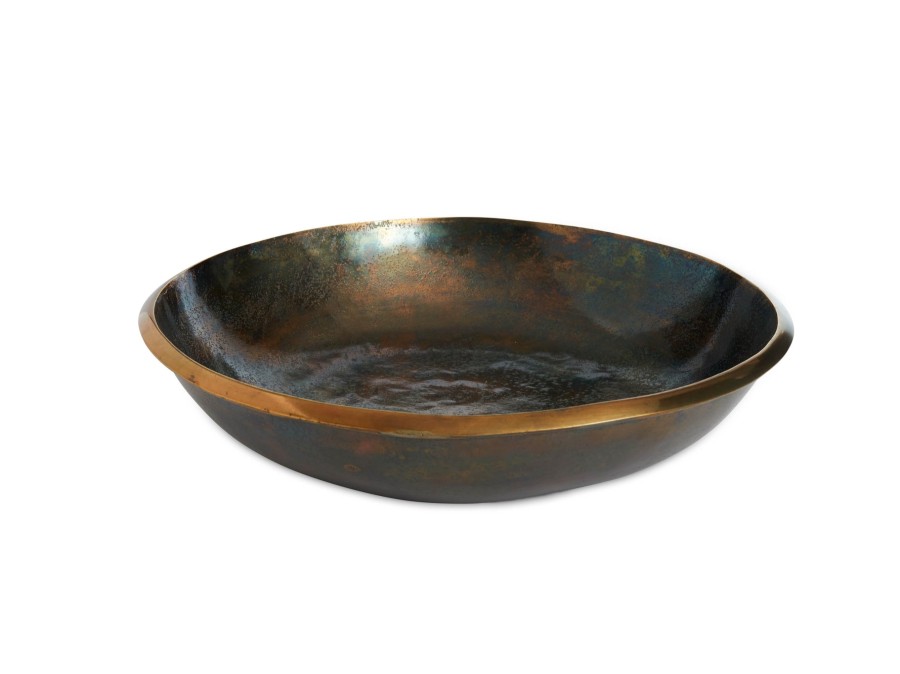 Julia Knight Table Accessories | Eclipse 15" Bowl Bronze