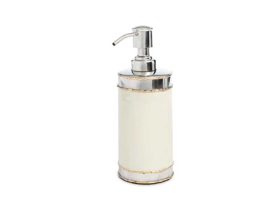 Julia Knight Bath Accessories | Cascade 7.5" Soap/Lotion Dispenser Cloud