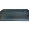 Julia Knight Platters & Trays | Eclipse 21" Rectangular Tray With Handles Steel Blue