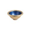 Julia Knight Bowls | Florentine 4.25" Round Bowl Gold Sapphire