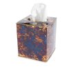 Julia Knight Bath Accessories | Cascade 5" Tissue Cover Rainbow Bronze