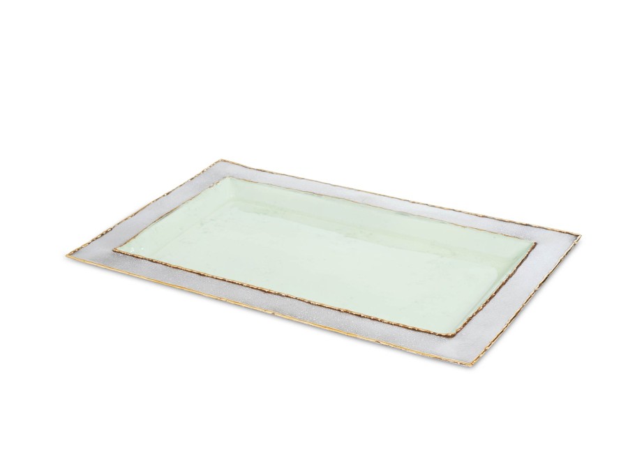 Julia Knight Platters & Trays | Cascade 12" Vanity Tray Surf