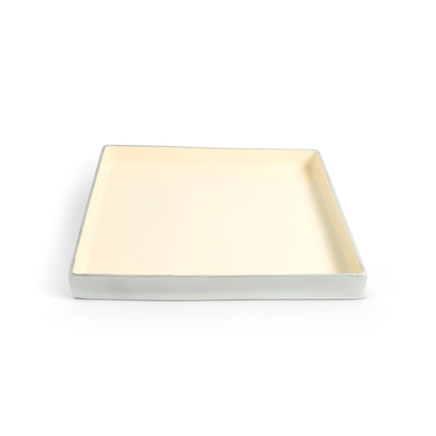 Julia Knight Serveware | Astra 12.5" Square Tray Snow