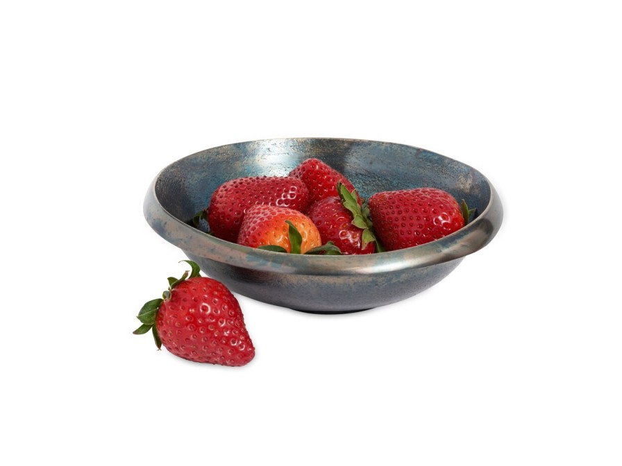 Julia Knight Table Accessories | Eclipse 6" Bowl Steel Blue