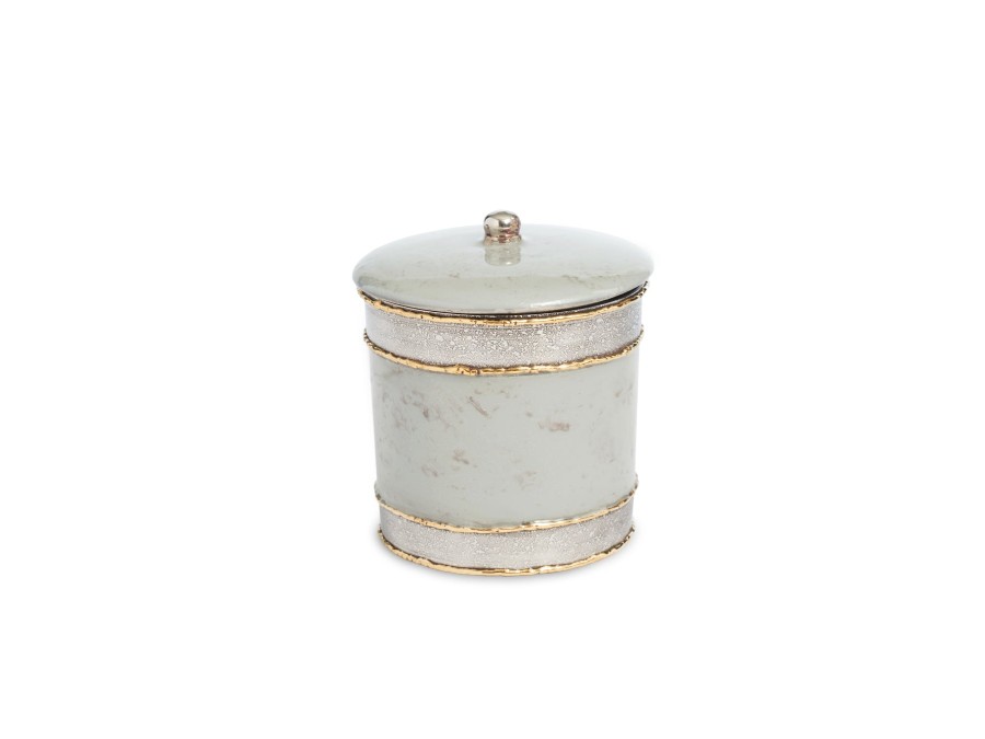 Julia Knight Bath Accessories | Cascade 5.5" Covered Canister Mist