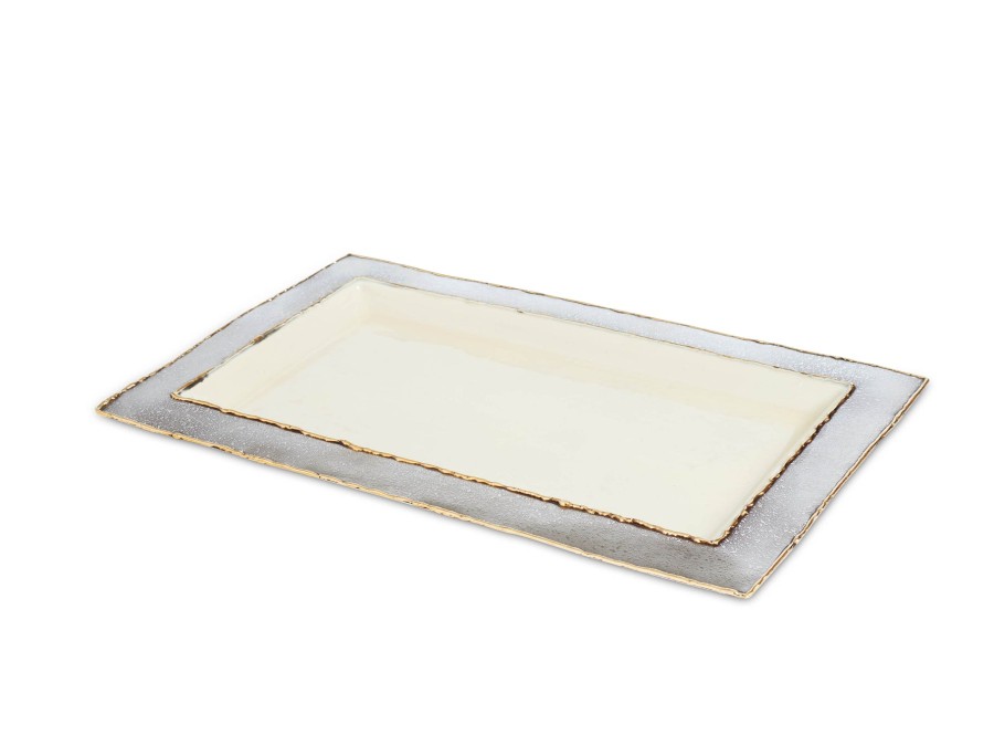 Julia Knight Bath Accessories | Cascade 12" Vanity Tray Cloud