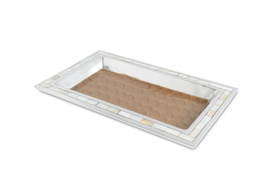 Julia Knight Bath Accessories | Classic 12" Vanity Tray Toffee