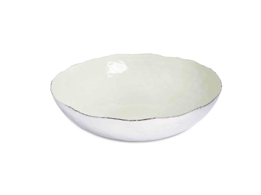 Julia Knight Decor | Cascade 14" Shallow Bowl Cloud