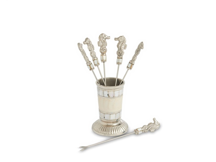 Julia Knight Barware | Sea Horse Cocktail Pick Set