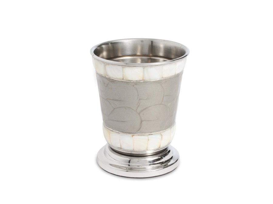 Julia Knight Bath Accessories | Classic 4.5" Tumbler Platinum