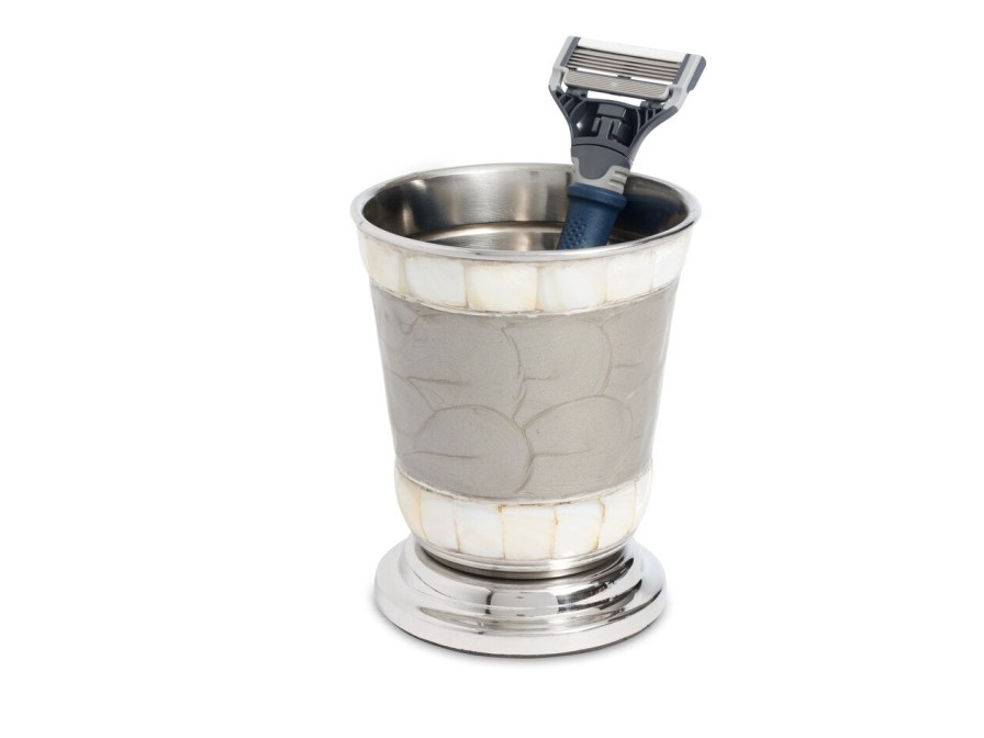 Julia Knight Bath Accessories | Classic 4.5" Tumbler Platinum