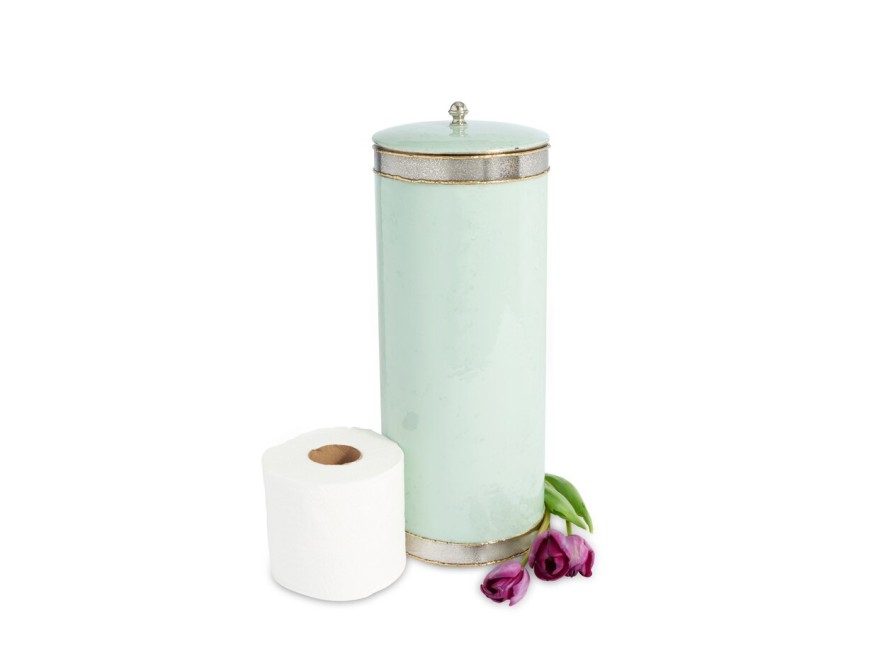 Julia Knight Bath Accessories | Cascade Toilet Tissue Covered Holder Surf