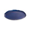 Julia Knight Platters & Trays | Cascade 13" Round Tray Cobalt