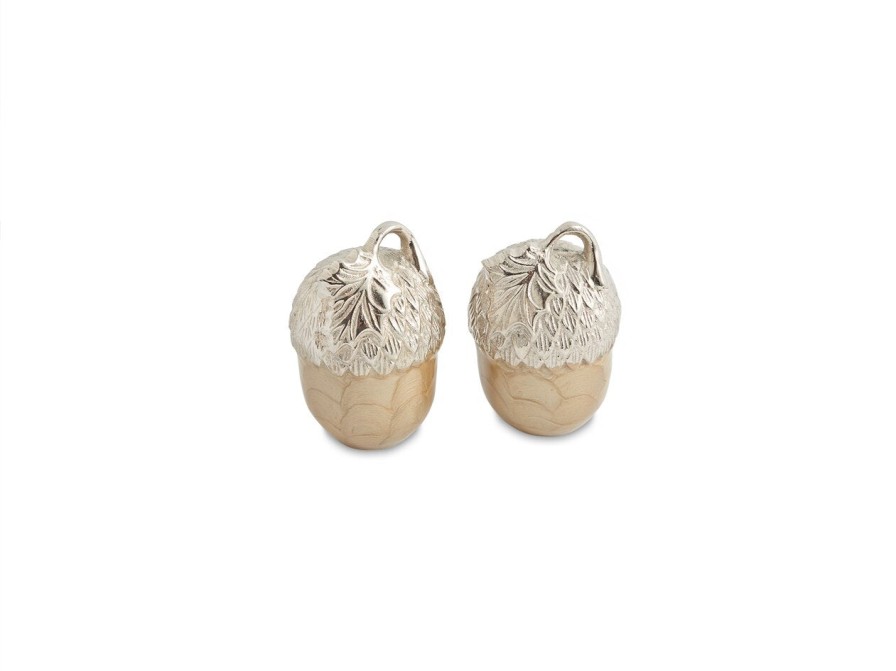 Julia Knight Serveware | Acorn Salt & Pepper Set Toffee