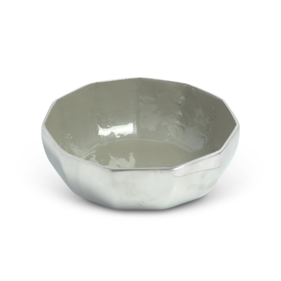 Julia Knight Serveware | Astra 8" Bowl Platinum