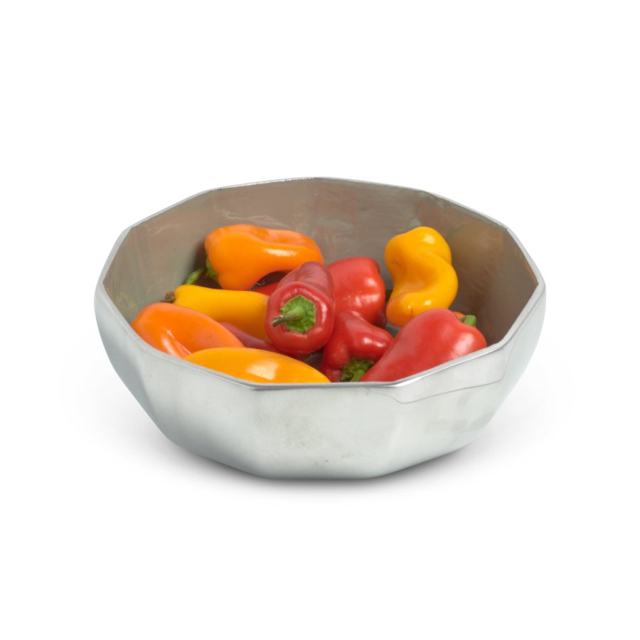 Julia Knight Serveware | Astra 8" Bowl Platinum