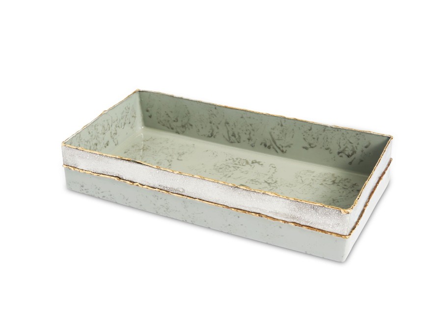 Julia Knight Bath Accessories | Cascade 9" Guest Towel Tray Mist