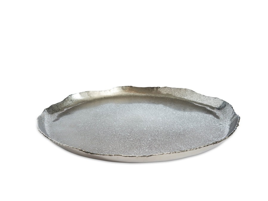 Julia Knight Platters & Trays | Cascade 13" Round Tray Frosted