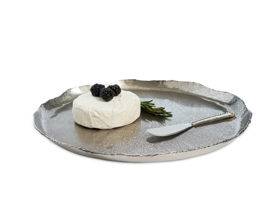 Julia Knight Platters & Trays | Cascade 13" Round Tray Frosted