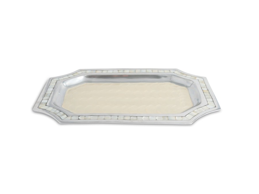 Julia Knight Decor | Classic 16" Octagonal Tray Snow