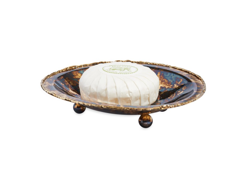 Julia Knight Bath Accessories | Cascade 6" Soap Dish Rainbow Bronze