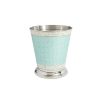 Julia Knight Bath Accessories | Classic 9.75" Waste Basket Aqua