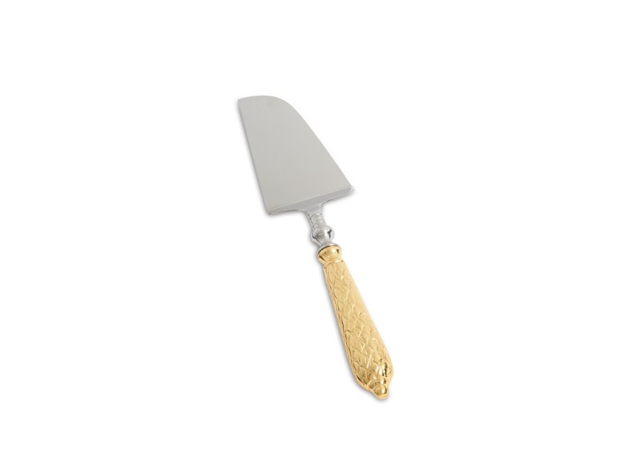 Julia Knight Serving Utensils | Florentine Cake Server Gold