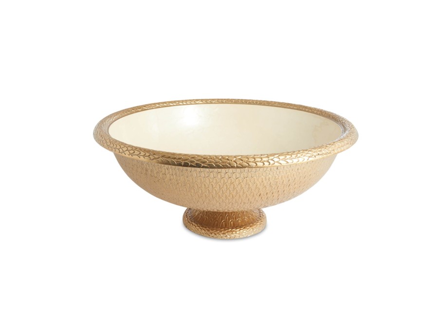 Julia Knight Bowls | Florentine Gold 21" Gala Bowl