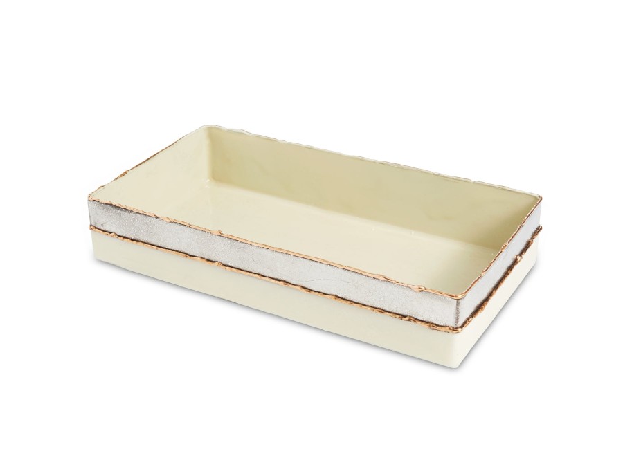 Julia Knight Bath Accessories | Cascade 9" Guest Towel Tray Cloud