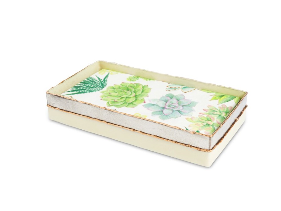 Julia Knight Bath Accessories | Cascade 9" Guest Towel Tray Cloud